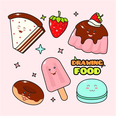drawing food cute drawing instructions  android apk