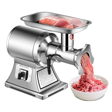 gymax commercial grade meat grinder stainless steel heavy duty hp