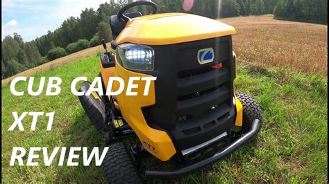 cub cadet xt os garden tractor  review  engine hours youtube
