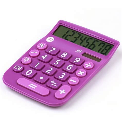 office style  digit calculator purple walmartcom walmartcom