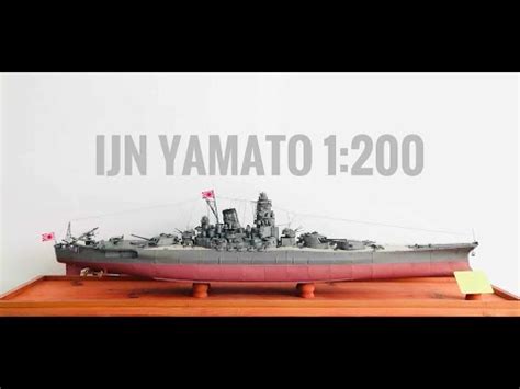 ijn yamato  paper model youtube