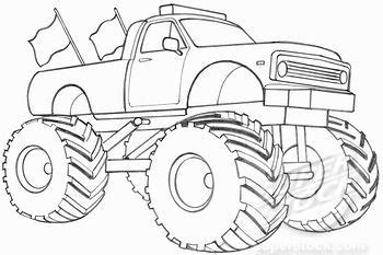 monster truck drawings images google search monster truck drawing