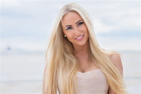 Wallpaper Face Women Model Blonde Long Hair Blue