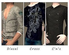 mod  sims   adult male outfits