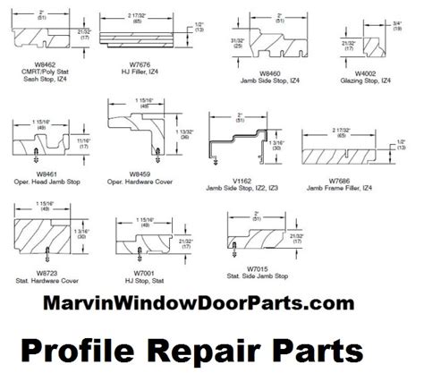 marvin integrity window glazing bead  window door parts group