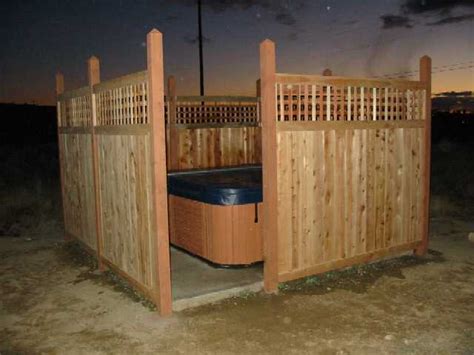 Hot Tub Privacy Fence Fine Homebuilding