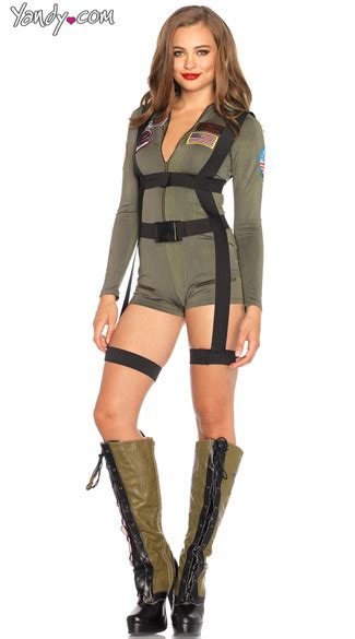 top gun cutie costume sexy military costume sexy uniform