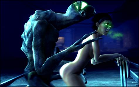 rule 34 3d alien alyx vance ass black hair female green eyes half