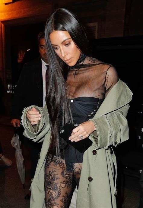 kim kardashian goes knickerless in seriously revealing outfit daily star