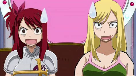 Erza And Lucy Body Swap By Swappersonic1991 On Deviantart