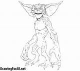 Gremlin Gremlins Drawingforall Ayvazyan Myths Stepan sketch template