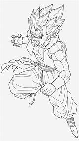 Coloring Gogeta Super Pages Saiyan Blue Drawing Seekpng Ss4 Transparent Search sketch template