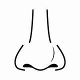 Nose Clipart Outline Smell Cliparts Clipground Tumundografico Clipartbest Clipartmag Tags sketch template