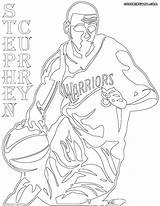 Curry Stephen Coloring Pages Print Colorings sketch template