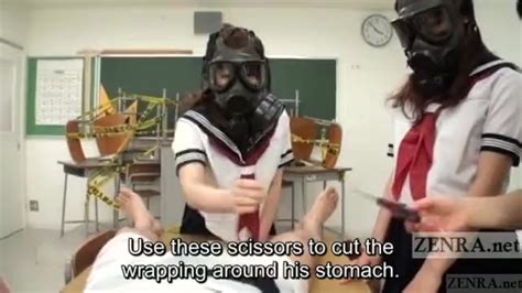 cfnm gas mask japanese schoolgirls subtitles redtube