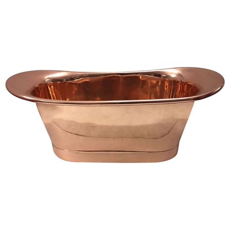 copper tub shiny copper   vat handmade waste