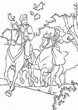 Coloring Horse Princess Prince Riding Pages Cinderella Drawing Charming Horses Kids Girl Color Getdrawings Popular Printable Getcolorings Holiday Choose Board sketch template