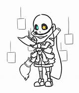 Sans Error Coloring Pages Undertale Funny sketch template