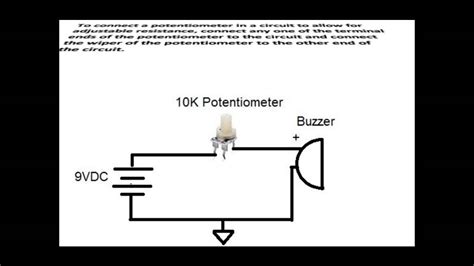 connect  potentiometer   circuit youtube