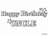 Uncle Birthday Happy Coloring Pages Printable Colouring Cards 40th Coloringpage Eu Kids Sister Parties Related Mario Choose Board Visit Post sketch template