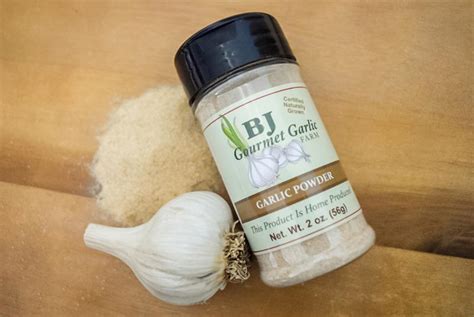 garlic powder preorder  bj gourmet garlic farm