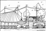 Chapiteau Cirque Gratuit Dessins Lion Circus sketch template