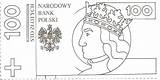 Kolorowanki Banknoty Polskie Dla Kolorowanka Waluta Polski sketch template