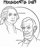 Coloring Presidents Washington Pages George President Lincoln Abraham Kids Printable Sheets Print Drawing Carver Color February First Worksheets Book Country sketch template