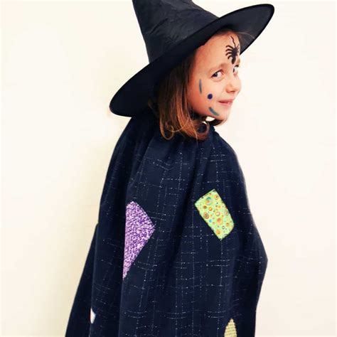 sew  witch cape   rectangle  fabric   hour cucicucicoo