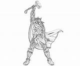 Thor Capcom Poderes Hammer Tudodesenhos Getcolorings sketch template