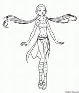 Coloring Sorceress sketch template