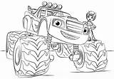 Blaze Coloring Pages Monster Truck Kids Printable Trucks Educativeprintable Drawing Sheets Halloween sketch template