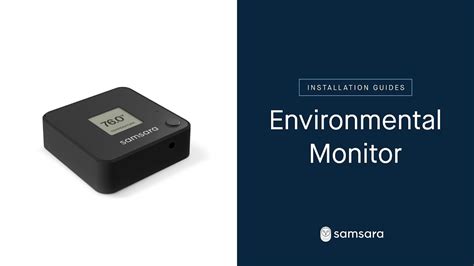 samsara installation guide environmental monitor youtube