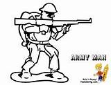 Coloring Print Army Soldier Toy Soldiers Pages Now sketch template