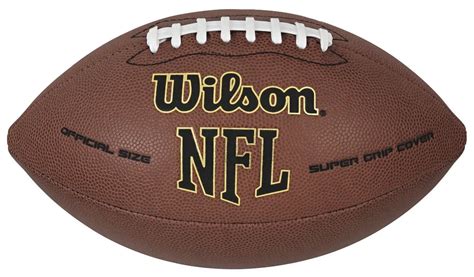 buy official nfl football ball super grip wilson leather composite size