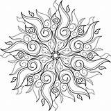 Solstice Mandalas Stormy Seas Ausmalen Mondaymandala Getcolorings Pintar Naga Ideen Manda Vorlagen Paraninos sketch template