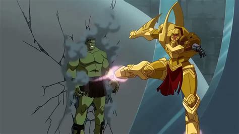 Planet Hulk Hulk Vs The Red King Final Battle Youtube