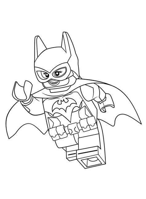 lego batgirl coloring pages  getcoloringscom  printable