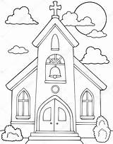 Igreja Pintar Colorironline sketch template