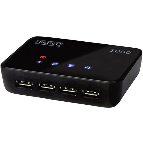 digitus  port usb network hub dn   conradcom