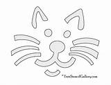 Cat Stencil Pumpkin Carving Admin Animals February sketch template
