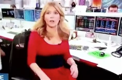 Tv Reporter Left Red Faced When Camera Catches Her In Awkward Position