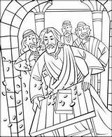 Temple Jesus Coloring Pages Cleanses Cleansing Bible Money Changers Sunday School Preschool Activities Matthew Mark Cleansed Angry Crafts Cleans Driving sketch template