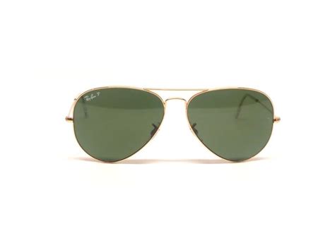 ray ban aviator green polarized lenses sunglasses