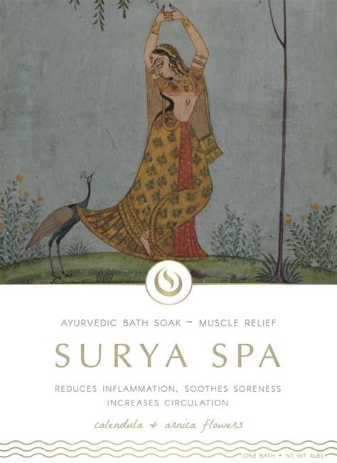 surya spa muscle relief ayurvedic bath soak gifts  women  run