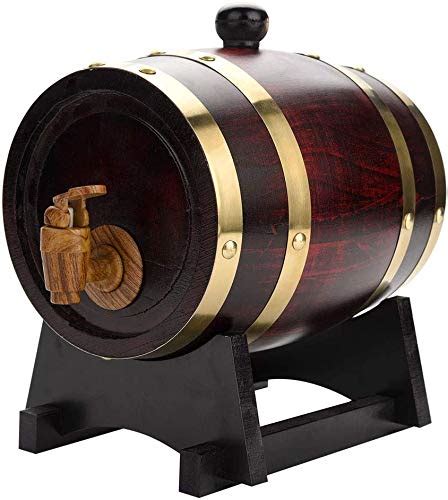 Wine Barrel Vintage Wood Oak Timber Wine Barrel Dispenser Whiskey