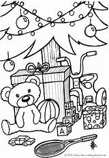 Coloring Christmas Presents Pages Toys Teddy Bear Color Suv Kids Tree Print Printable Getcolorings Large sketch template