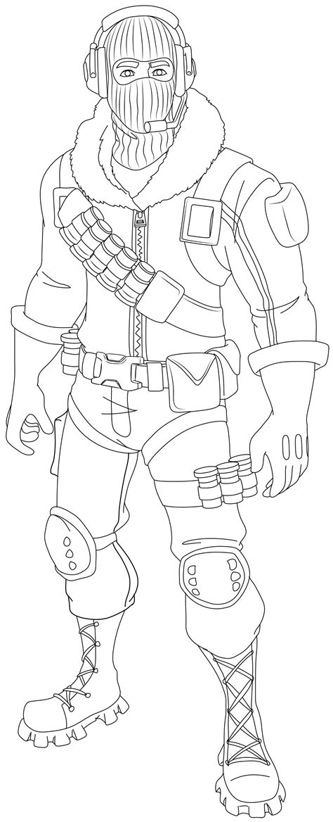 fortnite sheet coloring pages