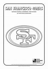 Coloring 49ers Nfl Pages Logos Football San Francisco Teams Cool American Logo Team National Printable Clubs Sheets Jerry Rice Print sketch template