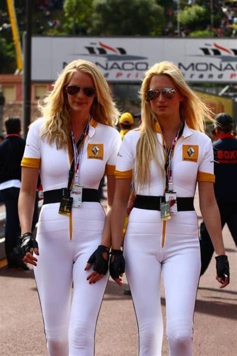 renault girls in the pit lane formula 1 world championship rd 6 monaco grand prix